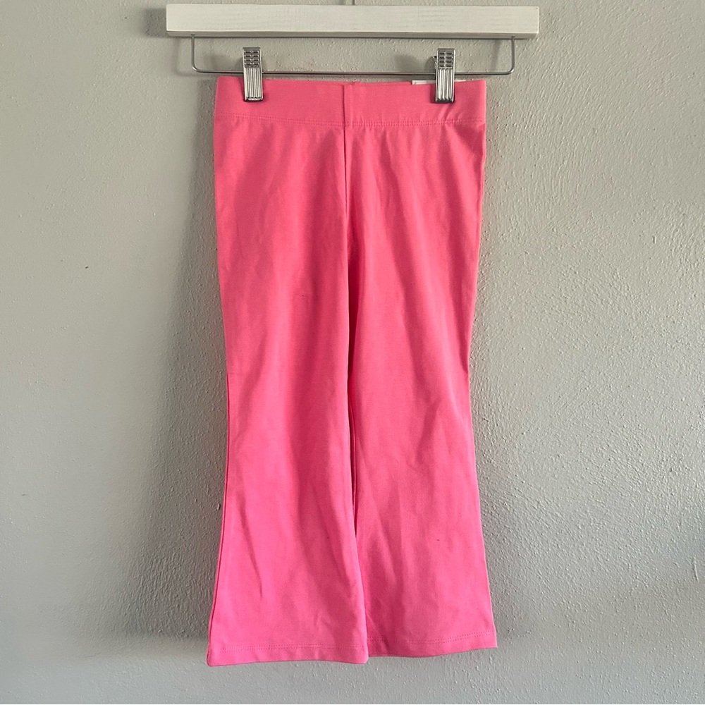 NWT Haute Hippie Girls Pink Flare Legging. Size XS (4)